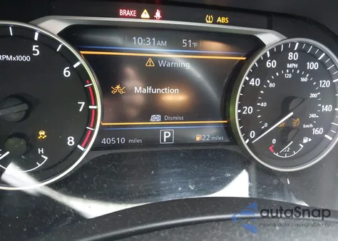 2022 Nissan Sentra Sr Xtronic Cvt из США, поврежденный, VIN 3N1AB8DV1NY299730